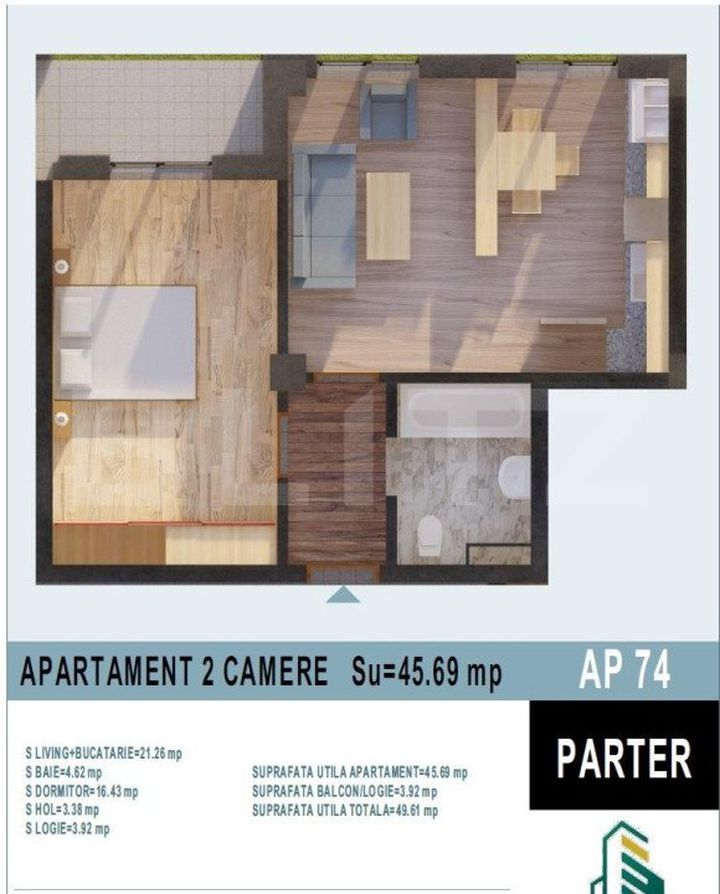 Apartament 2 camere de vanzare BISTRITA - Bistrita-Nasaud anunturi imobiliare Bistrita-Nasaud