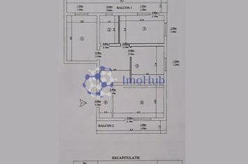 Apartament modern 85 mp, etaj 2/3, bloc nou, zona Visani - Bucium anunturi imobiliare Iasi