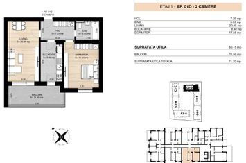 ROND OMV PIPERA - MILUNA RESIDENCE - APARTAMENT 2 CAMERE anunturi imobiliare Bucuresti