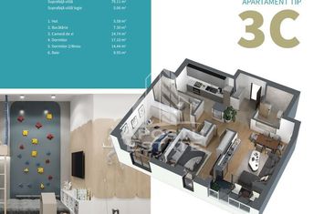 Apartament cu 3 camere, complex rezidential nou, zona Centrala anunturi imobiliare Timis