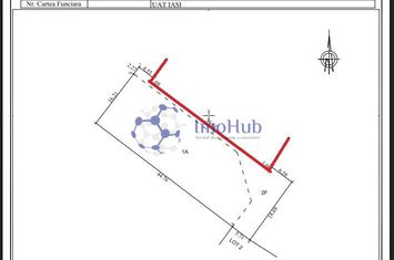 Teren Copou, 1660 mp, Fundac Ursulea, plan drept anunturi imobiliare Iasi