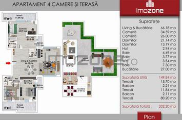 Apartament 4 camere de vanzare DRUMUL TABEREI - Bucuresti anunturi imobiliare Bucuresti