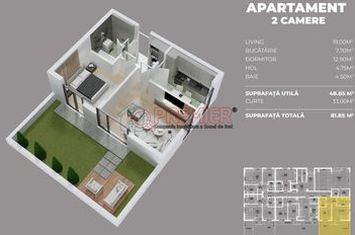 Sos Oltenitei - Parc Laurentiu Raiciu - 2 camere cu 33mp curte anunturi imobiliare Bucuresti