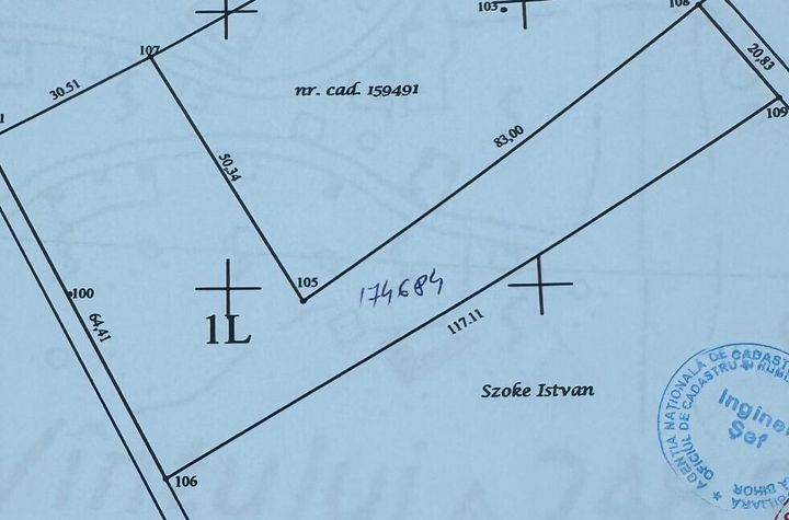 Teren intravilan, suprafață 3464 mp. Preț 31 euro mp. anunturi imobiliare Bihor