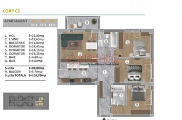 4 Camere 104 mp | Lidl Metalurgiei – Parc Tudor Arghezi anunturi imobiliare Bucuresti
