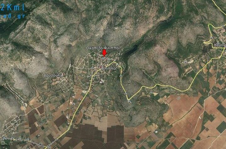 Teren construibil 560 mp în Philippi, Kavala anunturi imobiliare Grecia