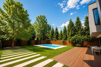Villa with modern architecture, heated pool, 1000sqm yard, Iancu Nicolae area anunturi imobiliare Bucuresti