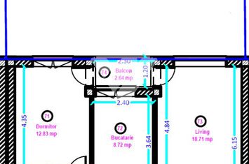 Apartament 2 camere de vanzare MIHAI VITEAZU - Sibiu anunturi imobiliare Sibiu