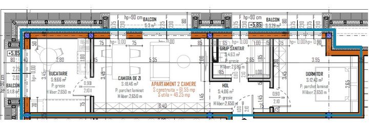 Apartament 2 camere de vanzare BACIU - Cluj anunturi imobiliare Cluj