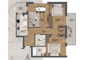 Apartament 3 camere Sos. Oltenitei, nr. 13C - Gama Residence anunturi imobiliare Bucuresti