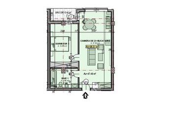 Apartament 2 camere de vanzare PIATA CLUJ - Sibiu anunturi imobiliare Sibiu