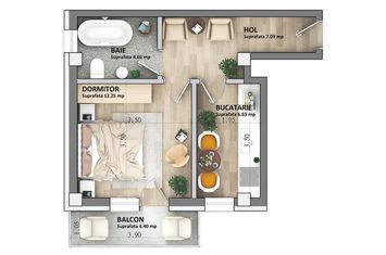 Garsonieră de vanzare CUG - Iasi anunturi imobiliare Iasi