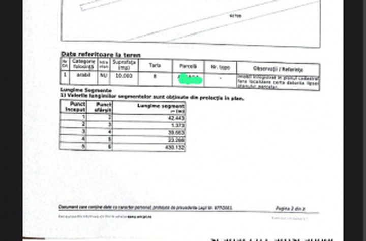 Teren de vanzare VALEA LUPULUI - Iasi anunturi imobiliare Iasi