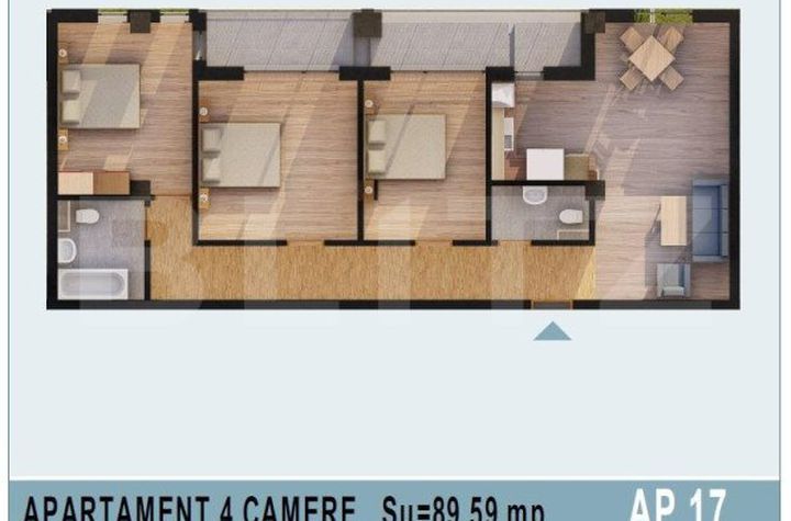 Apartament 4 camere de vanzare BISTRITA - Bistrita-Nasaud anunturi imobiliare Bistrita-Nasaud