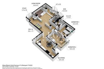 Apartament 4 camere ultracentral, ideal pentru familie, str. Cuza Vodă anunturi imobiliare Botosani