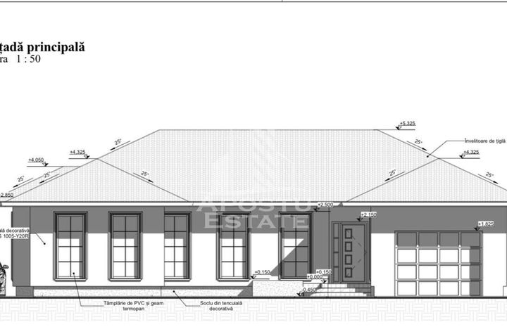 Casa individuala pe parter, 3 camere, garaj, teren 540, zona Braytim anunturi imobiliare Timis