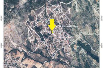 Teren construibil 350 mp în Zarkadia, cu construcție 30 mp anunturi imobiliare Grecia
