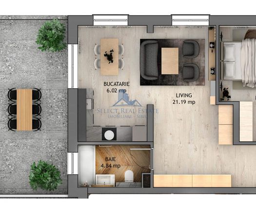 Apartament 3 camere Sibiu, 72 mp