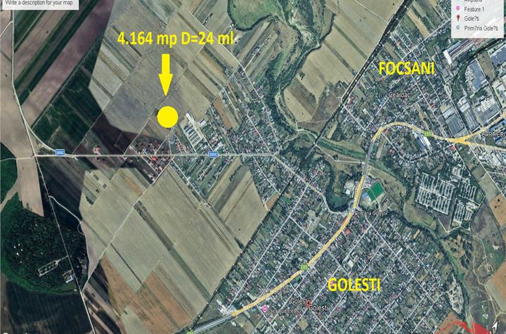 Teren Intravilan de vanzare GOLESTI - Vrancea anunturi imobiliare Vrancea