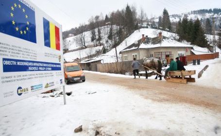 Drumul care leagă Apusenii de Europa a intrat în hibernare