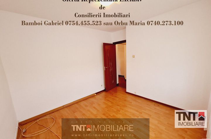 89.500EURO-Apartament 2 camere decomandat de vanzare etaj 2 zona Dacia-Bicaz anunturi imobiliare Iasi