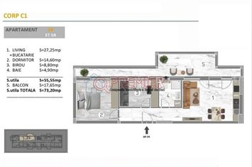 Lidl Metalurgiei - Parc Tudor Arghezi - 2 camere UNIC cu terasa anunturi imobiliare Bucuresti