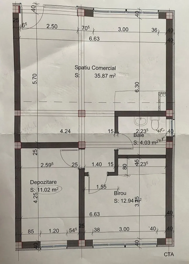 Spațiu comercial de inchiriat MIHAI VITEAZU - Sibiu anunturi imobiliare Sibiu
