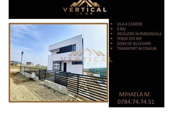 Vilă - 4 camere de vanzare COMUNA BERCENI - Bucuresti anunturi imobiliare Bucuresti