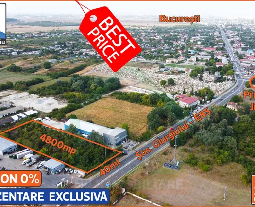 Teren Intravilan Jilava, 4800 mp