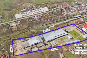 Spațiu industrial 4.4Ha Teren și 15.000mpc - Zona Industrială - Hârlău anunturi imobiliare Iasi