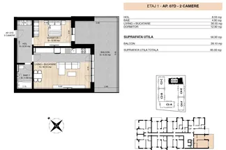 Apartament 2 camere de vânzare Bucuresti - Pipera