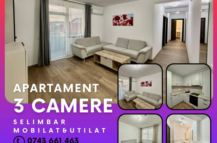 Apartament 3 camere de vanzare SIBIU - Sibiu anunturi imobiliare Sibiu