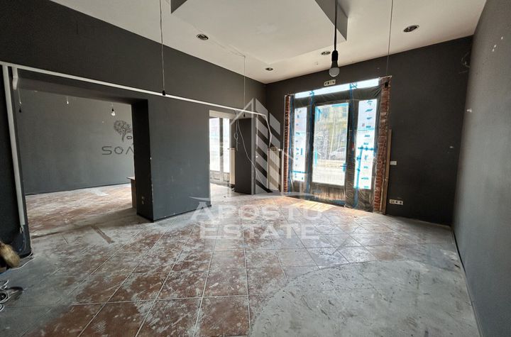 Spatiu comercial 100 mp, vitrina, trafic pietonal, zona Maria. anunturi imobiliare Timis