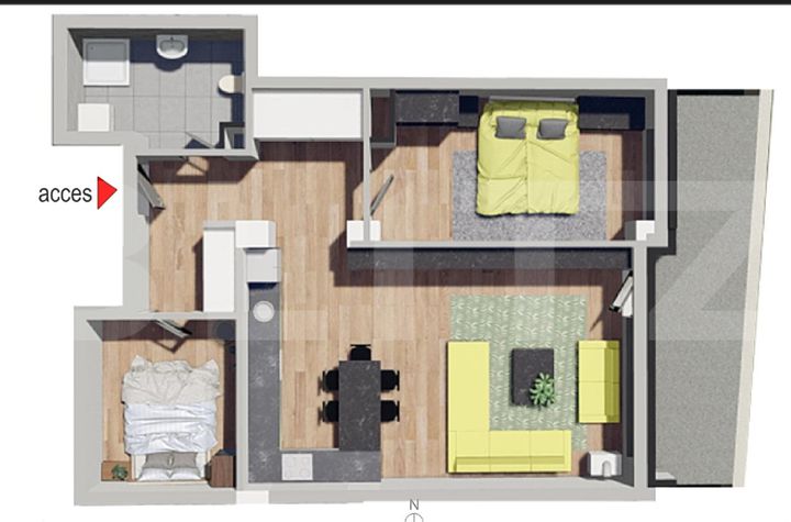 Apartament 3 camere de vanzare CLUJ-NAPOCA - Cluj anunturi imobiliare Cluj