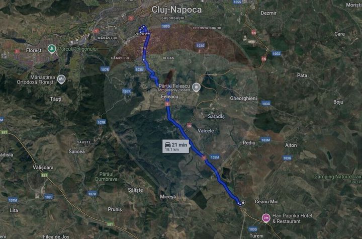 Teren 5,800mp Tureni, în zona VLG, Soseaua E60 anunturi imobiliare Cluj