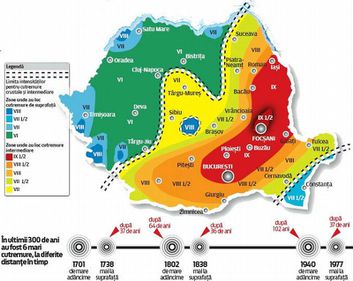 Cele mai periculoase și cele mai sigure orașe din România, în caz de seism