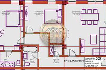 Apartament 3 camere de vanzare CENTRAL - Bihor anunturi imobiliare Bihor