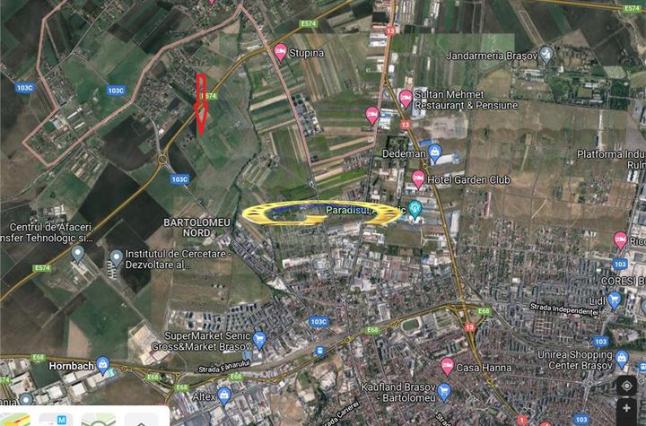 Teren Intravilan de vanzare BARTOLOMEU - Brasov anunturi imobiliare Brasov