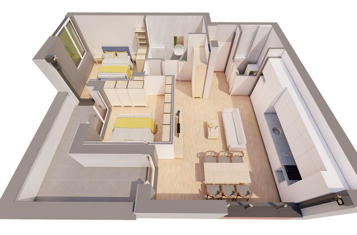 De vanzare PENTHOUSE într-un bloc nou marca ARED Comision 0% anunturi imobiliare Arad