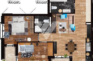 Apartament 3 camere de vanzare TURNISOR - Sibiu anunturi imobiliare Sibiu
