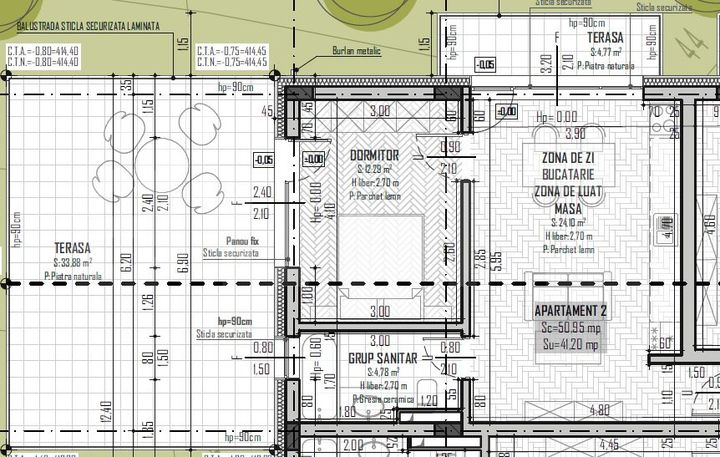 Apartament 2 camere de vanzare BACIU - Cluj anunturi imobiliare Cluj