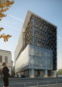 Vedeţi cum va arăta noua clădire de birouri construită de Patriciu pe cel mai scump teren din Capitală, în Piaţa Romană