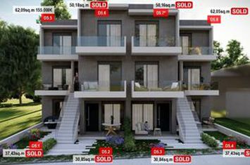 Apartament nou în 2 niveluri, 50,18 mp — Paralia Ofriniou anunturi imobiliare Grecia