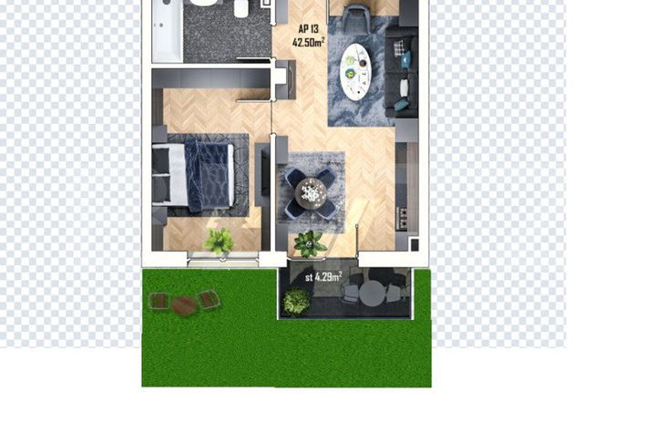 Apartament 2 camere de vanzare APAHIDA - Cluj anunturi imobiliare Cluj