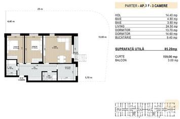 ROND OMV PIPERA - MILUNA RESIDENCE - APARTAMENT 3 CAMERE UNIC CU GRADINA anunturi imobiliare Bucuresti