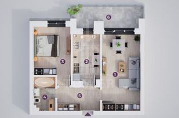 Apartament  de vanzare 2 camere ansamblu rezidential nou anunturi imobiliare Sibiu