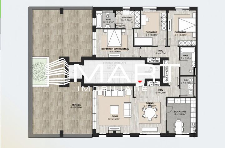 Apartament 4 camere de vanzare BRASOV - Brasov anunturi imobiliare Brasov