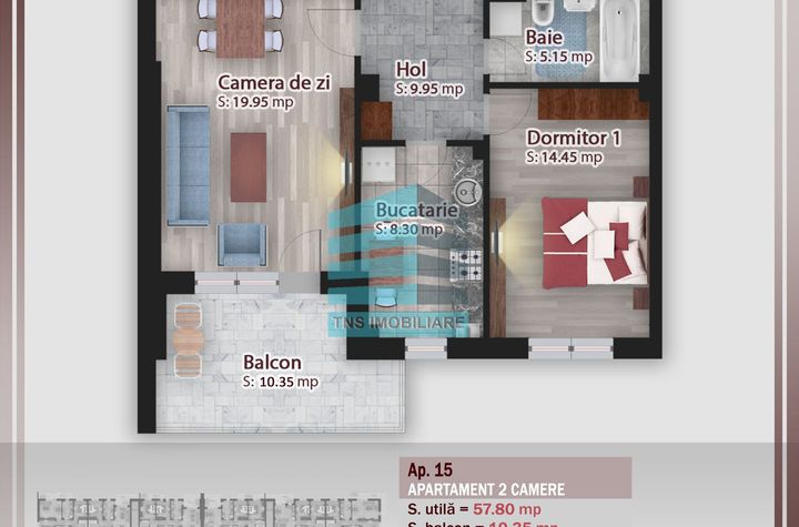 2 Camere Generoase cu Terasa,Pallady- Metrou Nicolae Teclu anunturi imobiliare Bucuresti