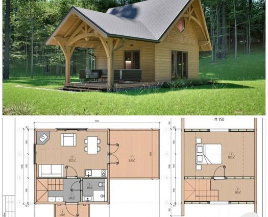 Casă 2 cam Daia, 61 mp