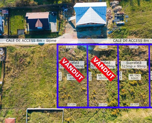 Teren Intravilan Barnova, 622 mp